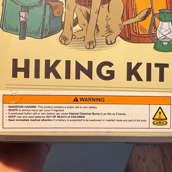 Kikkerland Hiking Kit with Dog and Backpack Design - Picture 2 of 7